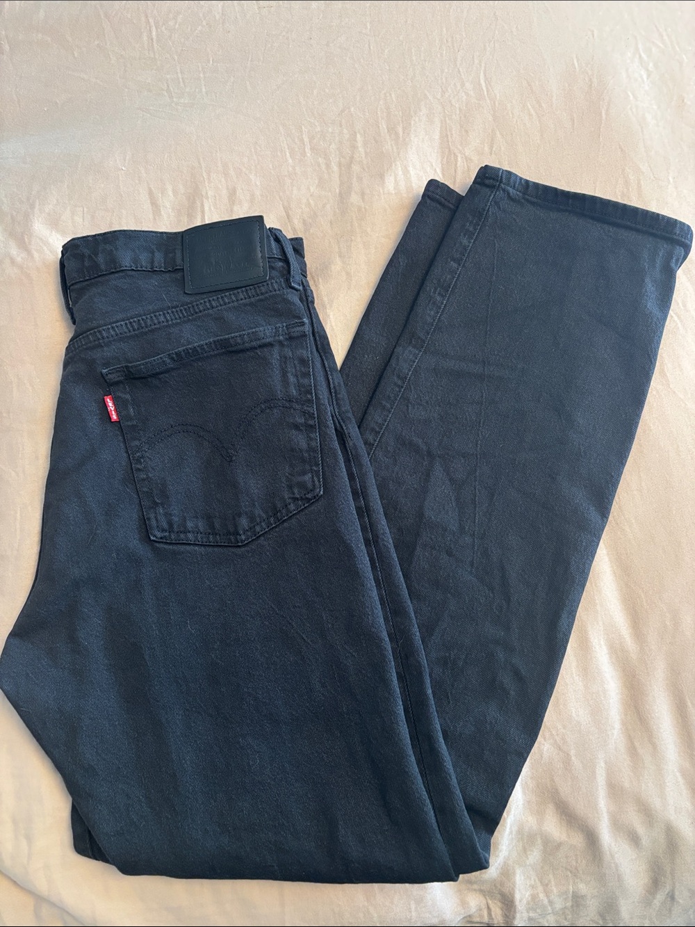 Levi's Wedgie Straight High Rise Jeans – Black – Size 30